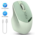 T02 Pro Wireless Mouse OLED Display,Dual Bluetooth/USB Connection,Quiet Design and Compatible with PC/Notebook