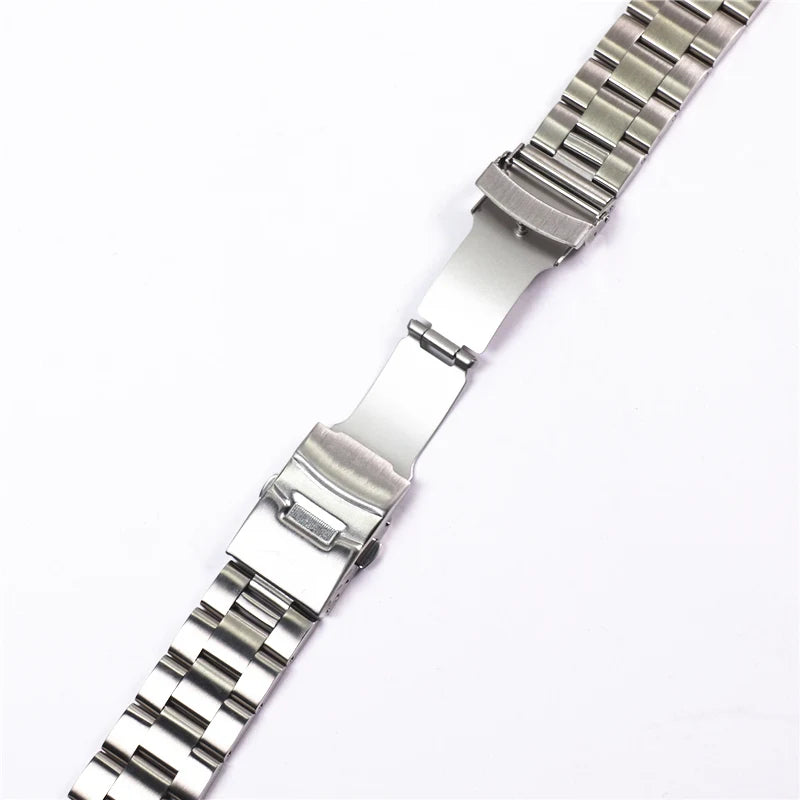 3 Styles 22mm Diving Steel Metal Strap For Duro Mdv107-1A MDV106-1A Watch Wristband Bracelet Watchband Replacement Parts