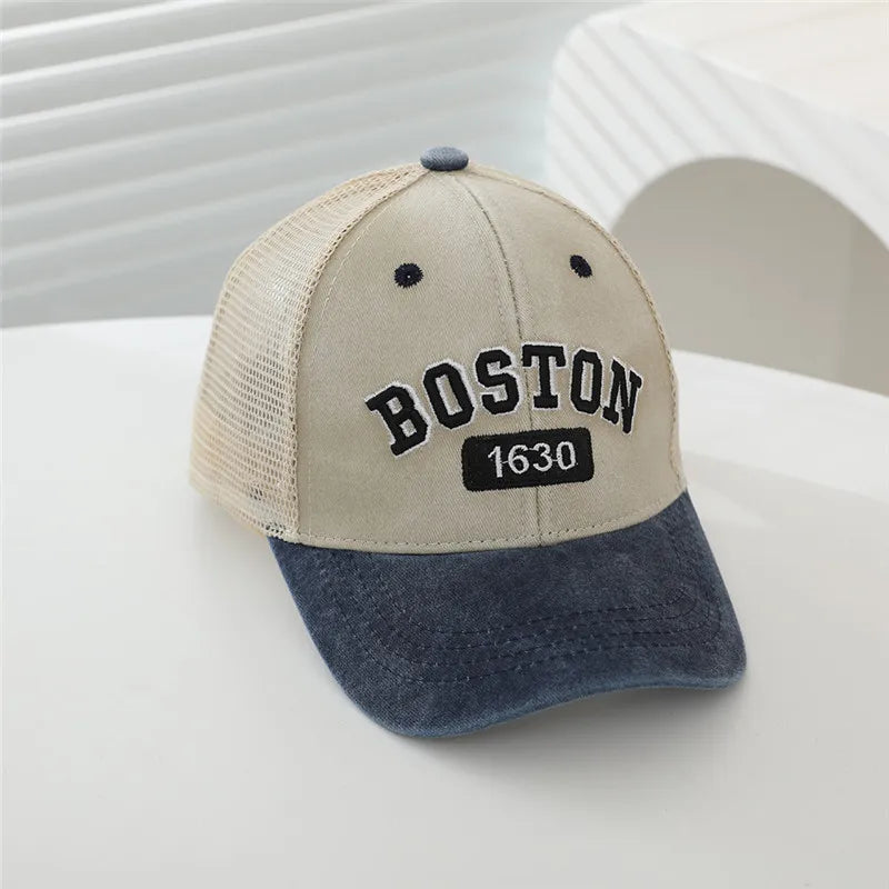 New Summer Baby Baseball Caps Fashion Outdoor Adjustable Sport Hats Sunscreen Hat Kids Boys Girls Mesh Cap