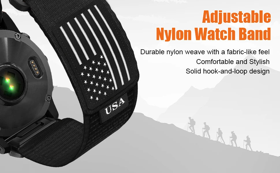 26mm 20mm 22mm Straps for Garmin Fenix 8 7X 7 Pro Fenix 6X 6 5X 5Plus Tactix 7 Quick Fit correa bracelet Fenix 8 band 47mm 51mm