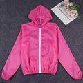 Women's Summer Solid Color Breathable Long Sleeved Outdoor Cycling Sunscreen Clothing Ice Silk Coat UPF30+