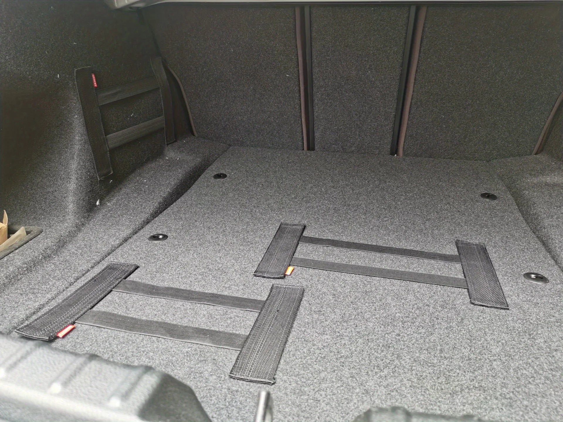 Car trunk miscellaneous fixed strap multifunctional elastic item Velcro miscellaneous fixed storage strap