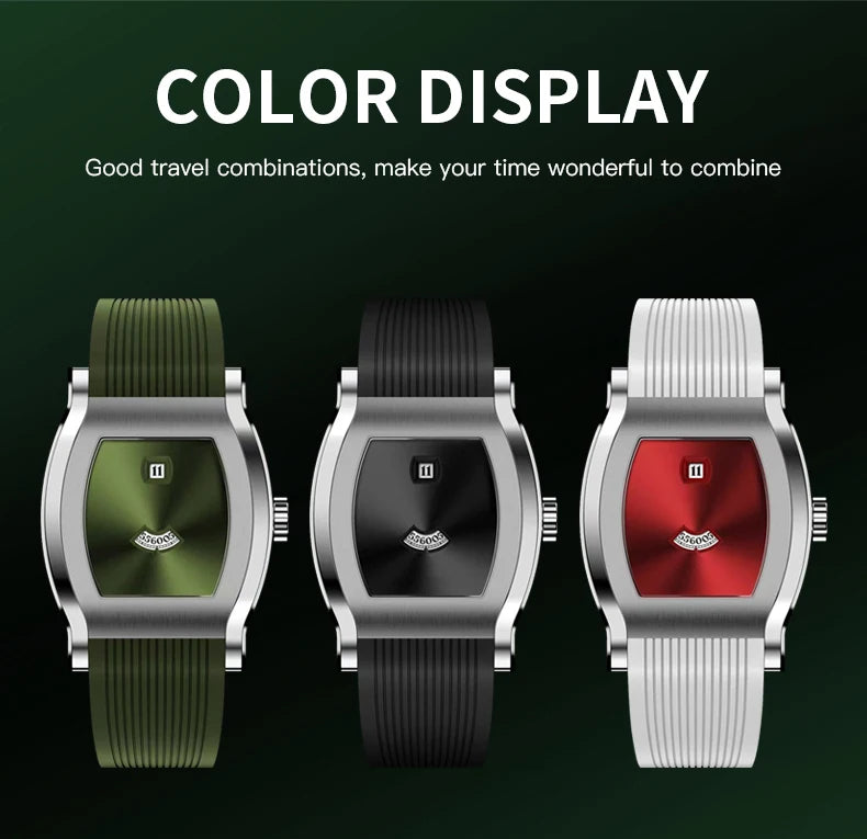 Luxury New Fashion Specht & Söhne Retro Square Men's Watch Seagull Jump Hour Mechanical Watches Sapphire Crystal 50M Waterproof
