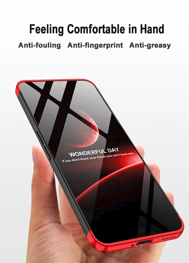 For Nothing Phone3a Pro Matte Hard PC Shockproof 360 Full Protection Case For Nothing Phone 3a Pro Three-stage Combination Cover