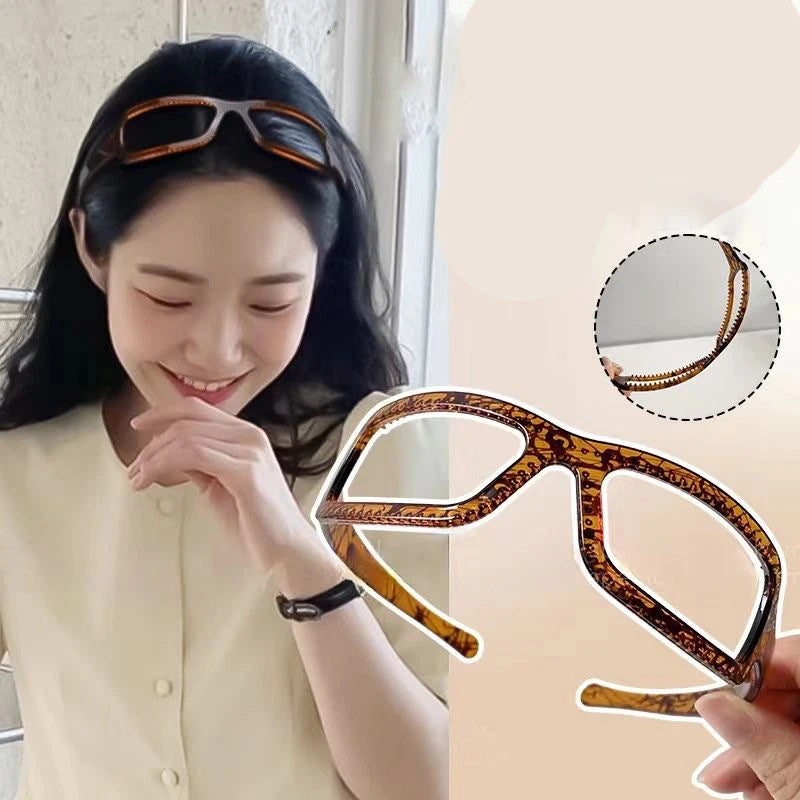Sunglasses Frame Shape Hair Hoop Glasses Hairband For Women Girl Sweet Fixed Headband Hair Ornament Fashion Hair Accessories