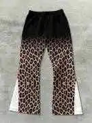 Y2k Flared Pants Men Loose 3D Print Trousers Casual Sweatpants Mid Waist Sporty Female Clothes Streetwear Hip Hop Vintage Pants