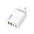 4 Port USB C PD Charger Total 120W Fast Charger Type C Quick Charge 3.0 USB Charger Adapter For iPhone Samsung Xiaomi Phone Plug