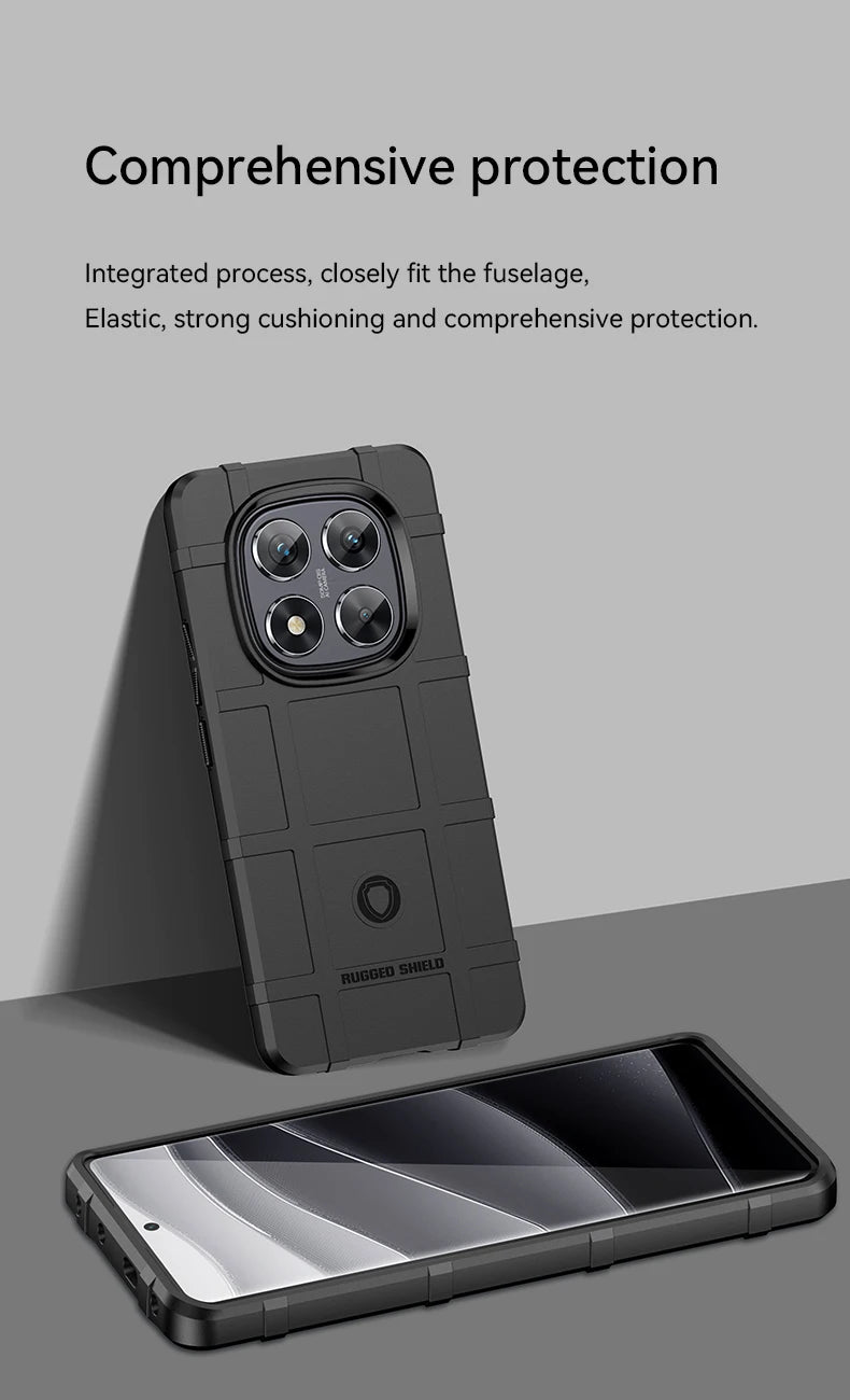 For Xiaomi Redmi Note 14 Pro Case Silicone Matte Rubber Protective Case Redmi Note 14 Pro Cover Anti-drop Case Redmi Note 14 Pro