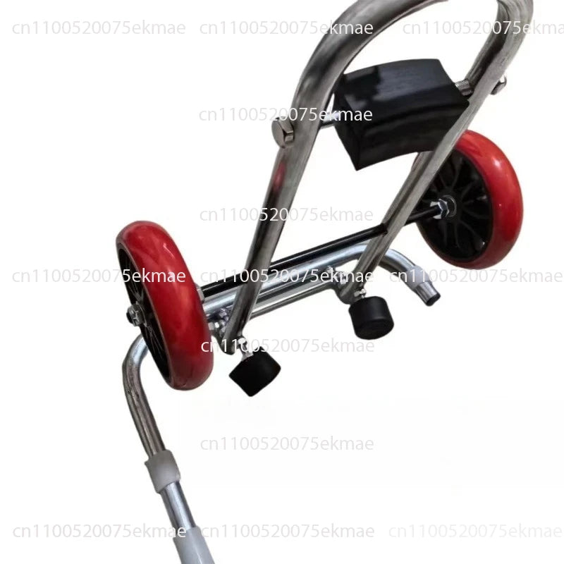 Toilet  Auxiliary Installation Artifact, Positioning and Moving, Folding Portable Labor-saving Trolley, Easy Installation