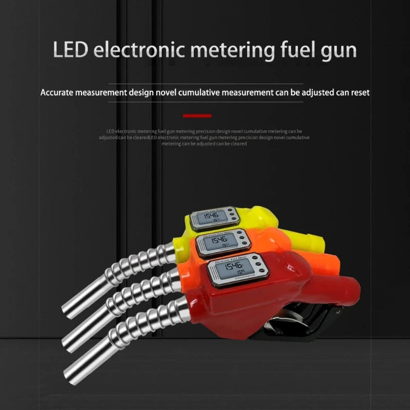 Digital Fuels Guns Nozzles Fuels Oil Gasolines Guns Nozzle with Digital Flows Meter Fuelings Nozzles for fuels Dropshipping