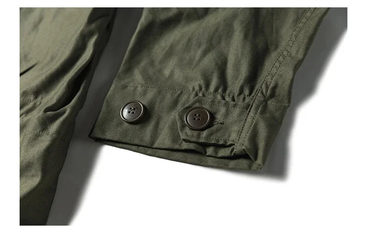 Bronson Army 10th Mountain Division Smock WWII Field Parka Mens Anorak Loose Fit
