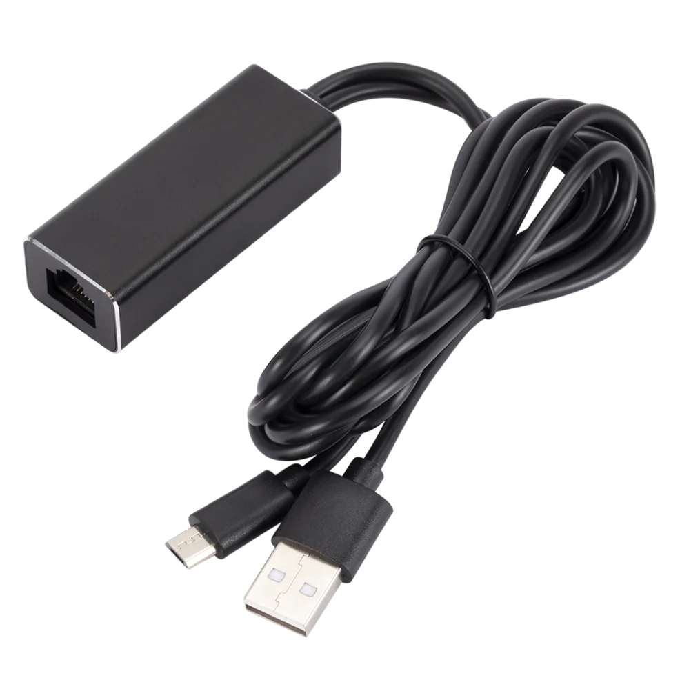 USB 2.0 To RJ45 Ethernet Network Card Adapter Micro USB Power to RJ45 10/100Mbps for Fire TV Stick Chromecast Google