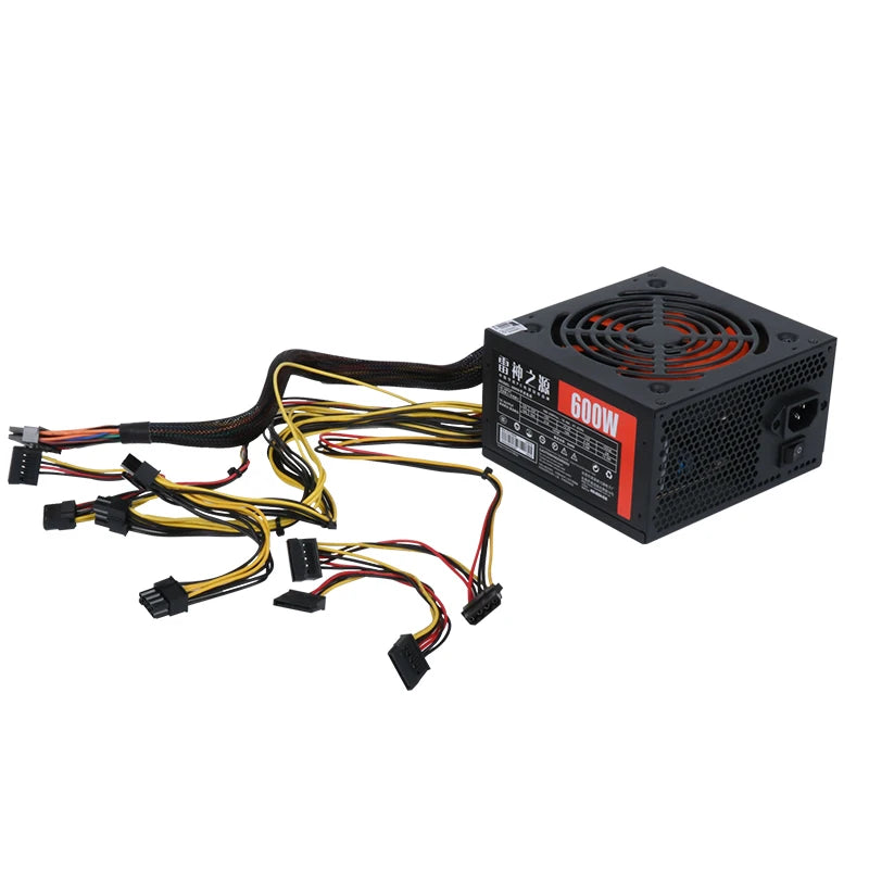 Thor Source ATX-650W Desktop Computer Power Supply Rated Dual CPU Stable PC Host Power Supply