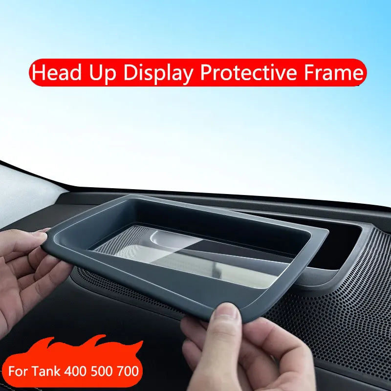 Car Head-up Display Protective Cover For Great Wall GWM Tank 400 500 700 2022 2023 2024 Central HUD Dust Cover Auto Accessories