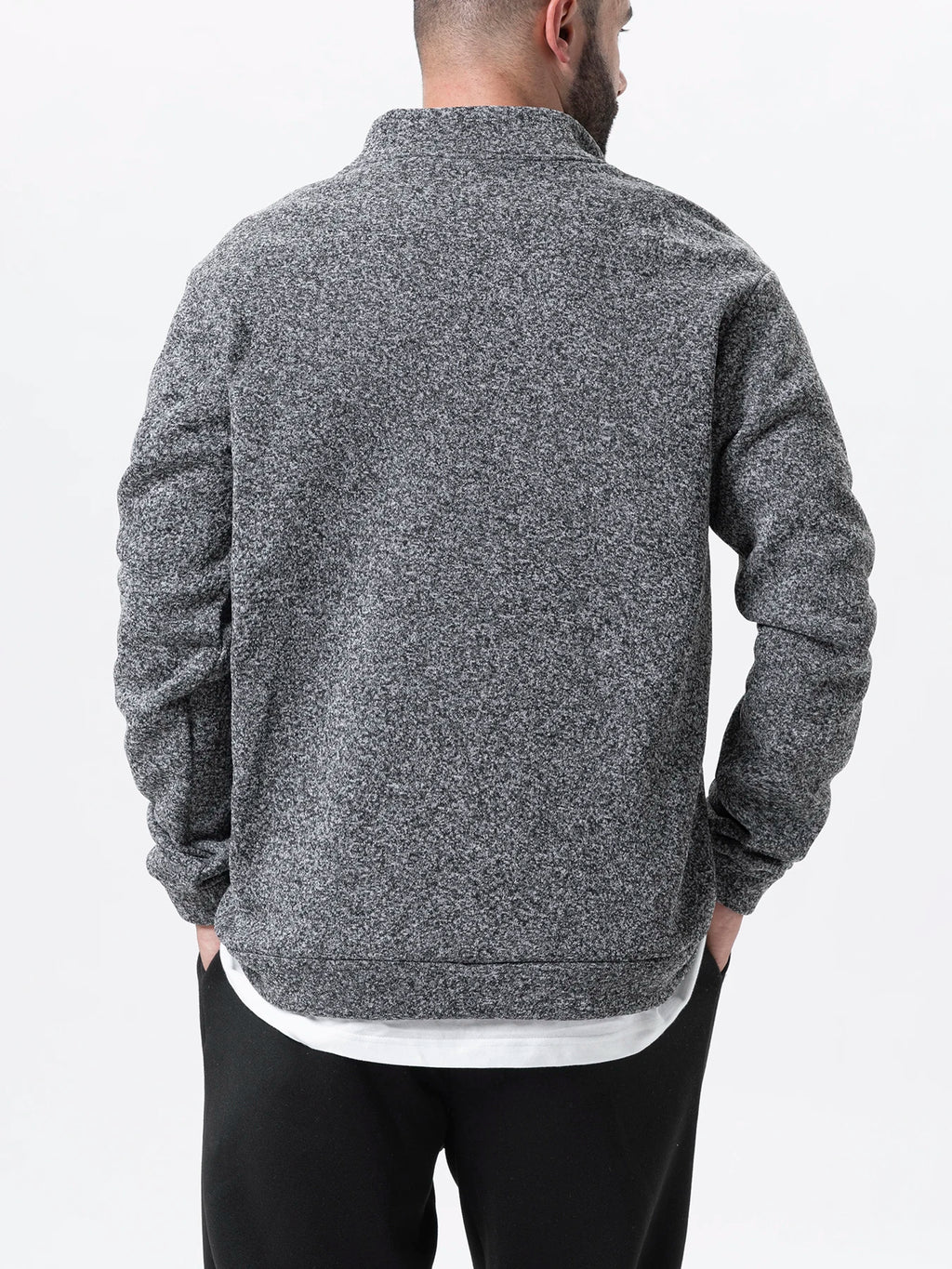 Men's Quarter Zip Up Sweaters Slim Fit Lightweight Mock Neck Pullover Casual Sweaters Half Turtleneck Knitted Outdoor Streetwear