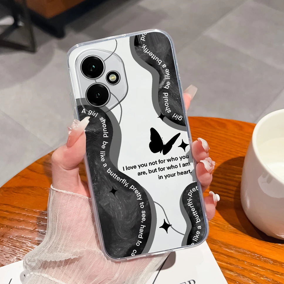 For Honor 400 Pro 5G Case Cute Astronaut Transparent TPU Soft Silicone Phone Back Cover For Honor 400Pro High Quality Funda Capa