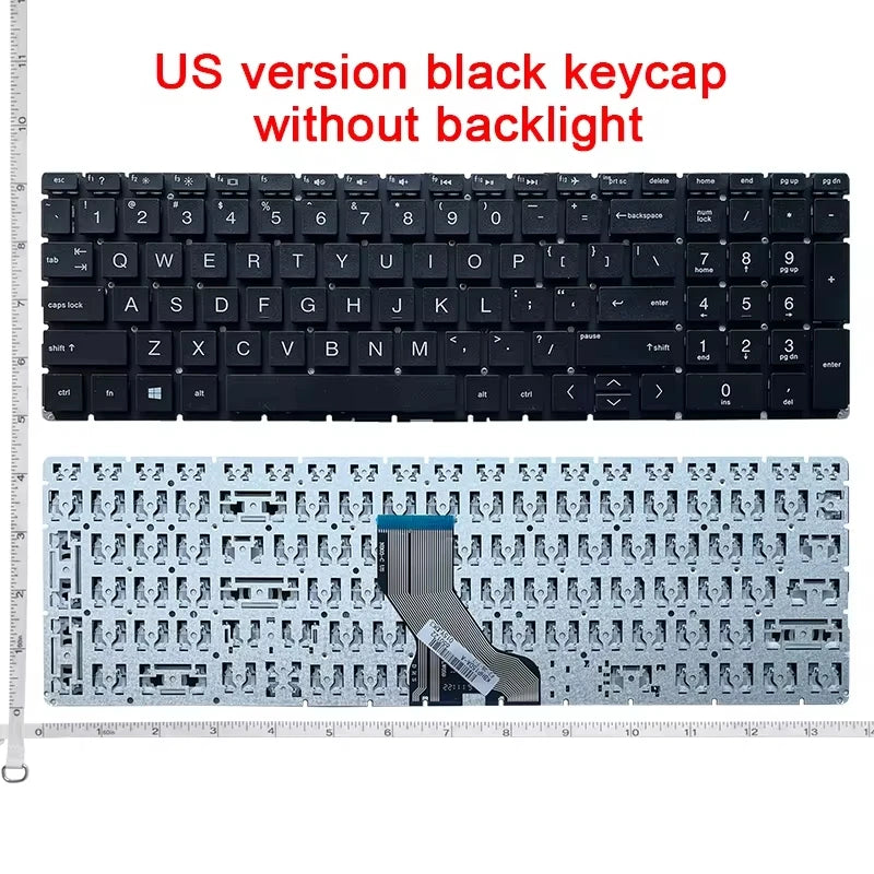 US/RU/UK keyboard FOR HP 15-DB/DX/DA/CX/DR/GW 15m-DS 250 255 256 G7 15-CN/CS/CR/CW/EC/CH/DK/DS TPN-C135/143 15T-cn 15S-DY 17-BY