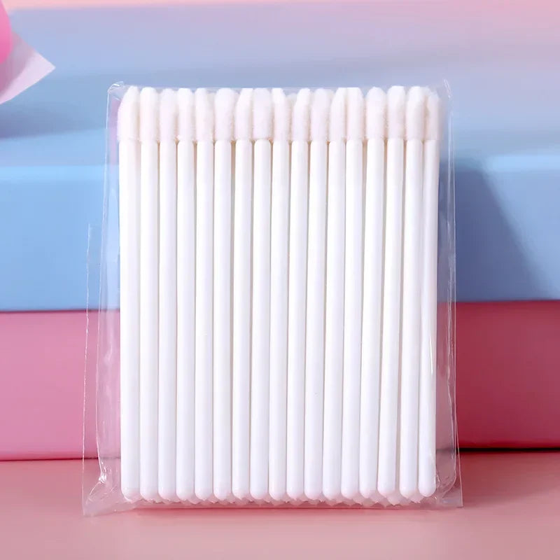 50/100PCS Wholesale Lipstick Perfect Best   Gloss Wands Up Disposable Lip Brush Women makeup Make Applicator Hotting Accessories