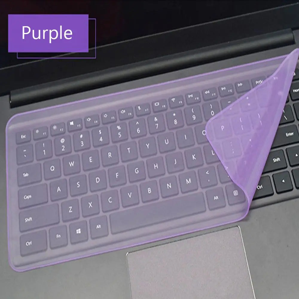 1Pc Universal Keyboard Cover For 12"-17" Laptop Notebook Silicone Protector Skin Laptop Dust Universal Film