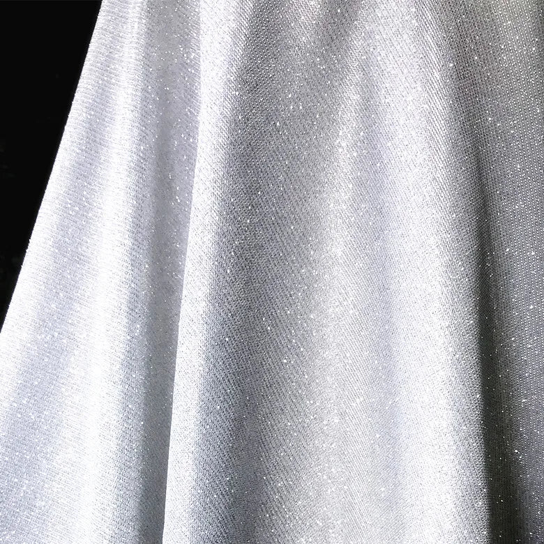 Colorful Blue Gradient Glitter Fabric Elastic Knitting By The Meter for Clothes Performance Dress Diy Sewing Designer Cloth Gold