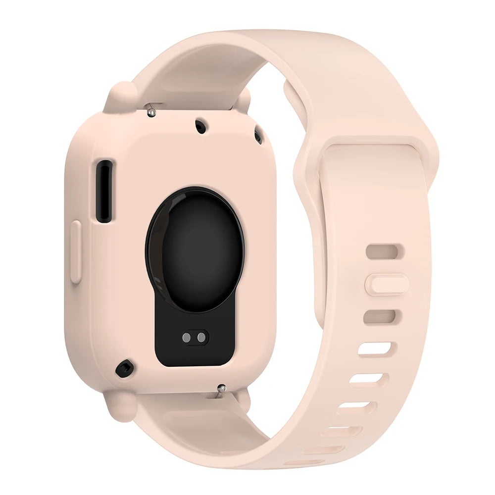 Silicone Strap For Redmi Watch 5 Active Smart Watch Band + Protective Case Shell