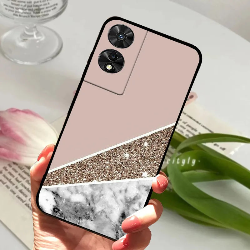 For TCL 505 Case TCL 50 SE / 50 5G Silicone Shockproof Soft Phone Cover for TCL 505 Case Funda Cute TPU Coque Protective Shell