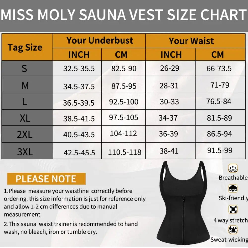 3 Row Buckle Body Shapers Vest Zipper Sleeveless Waist Cinching Corset Beauty Body Abdomen Waist Trainer Shapewear Streetwear