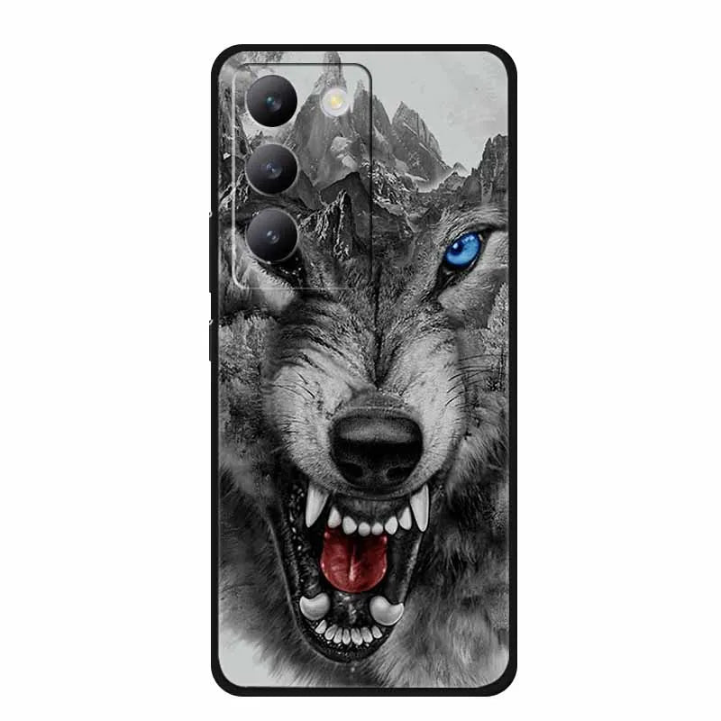 For vivo V40 SE Case Luxury TPU Soft Silicone Phone Back Cover for vivo V40 SE 5G Protective Shockproof Flowers Girl Cute Coque