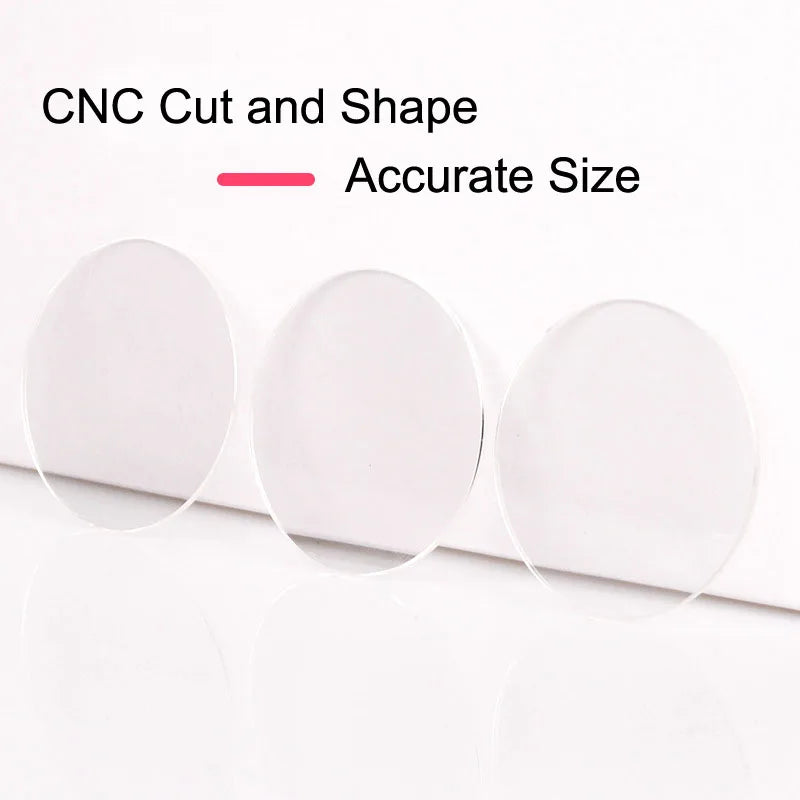 Double Dome 2.5mm Round Mineral Watch Crystal 30mm to 38.5mm Quartz Mechanical Replacement Watch Glass Lens Watch Repair Tools