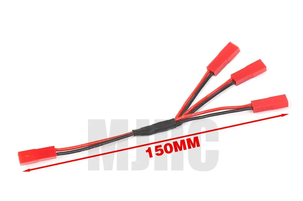 Ajrc Three In One Cable Esc Power Supply External Wiring Jst For 1/10 Rc Crawler Car Defender Trx6 Trx4 Tactical Unit Bronco