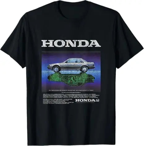 Honda Trendy Hot Items 2026 T Shirt Men Summer Cotton Tees Moto Racing Graphic T Vintage Tops Male Style Clothing Hot Sale