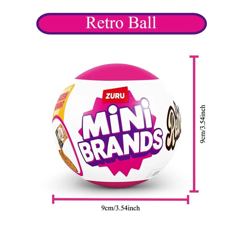 Zuru Food Series Mini Brands Fill The Fridge Series Brands Master Chef Tiny Create Krispy Kreme Retro Grocery Food The Fridge