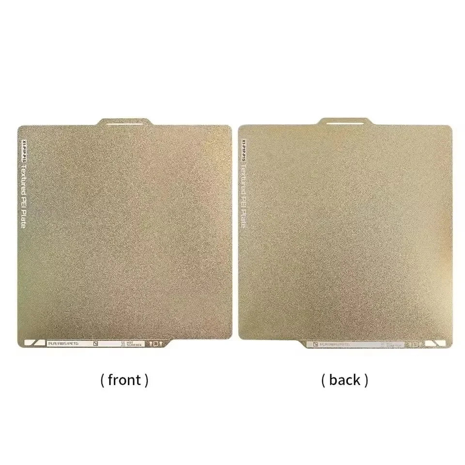 257x257mm Build Plate For Bambu Lab X1/P1P/P1S Texture Double Sided PEI Spring Steel Sheet For Bamboo Lab 3D Printer Accessories