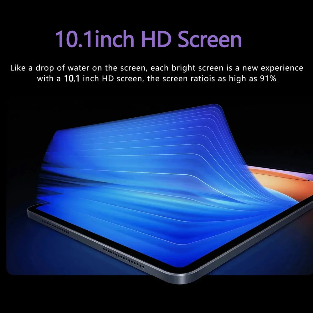 Best Selling Android 10.1-inch Tablet Octa core Dual Cameras Dual SIM 4GB RAM 64GB ROM 5000 Battery Calling Tablet WIFI