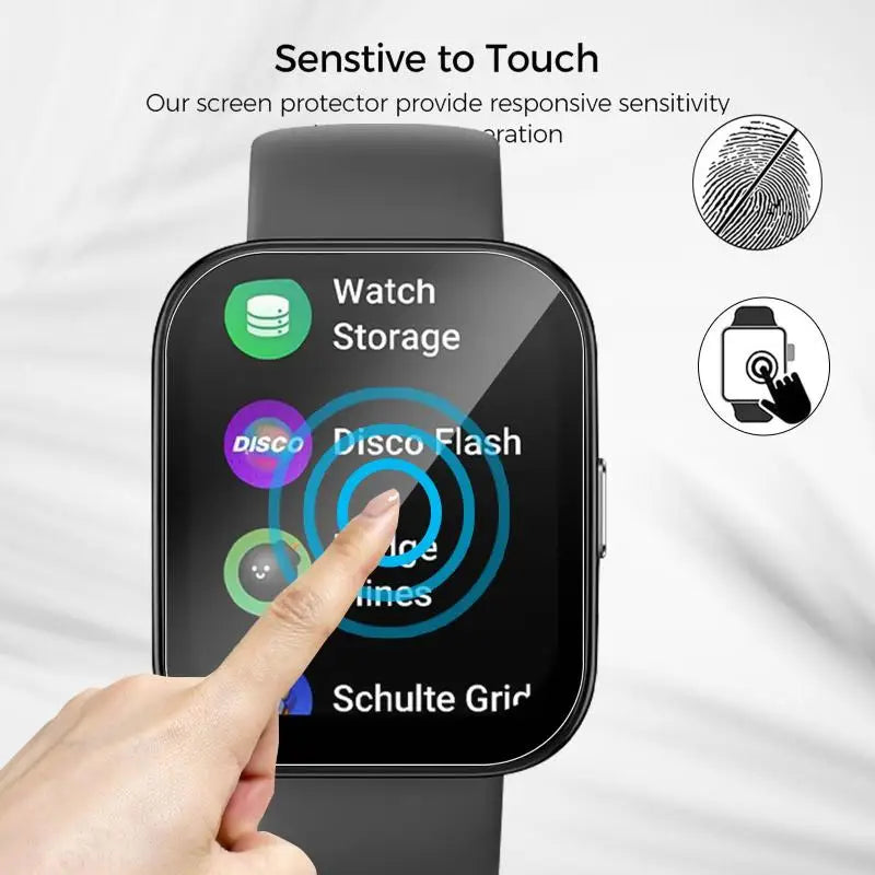 For Amazfit Bip 5 Screen Protector Soft TPU Hydrogel Films For Amazfit Bip 5 Protector HD Clear Anti-Scratch Film Accessories