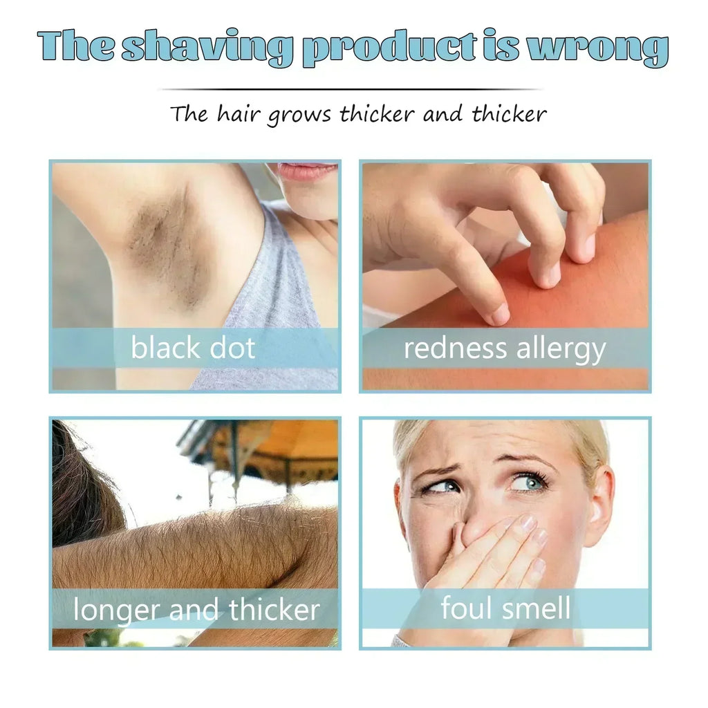 Body Hair Removal Spray Permanent Hair Removal Hair Growth indolore crème de soins du corps