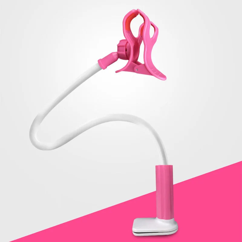 360 Clip Mobile Phone Holder Stand Portable Flexible Lazy Bed Desktop Bracket Smartphones Desk Bed Mount Stand Base Support 75cm