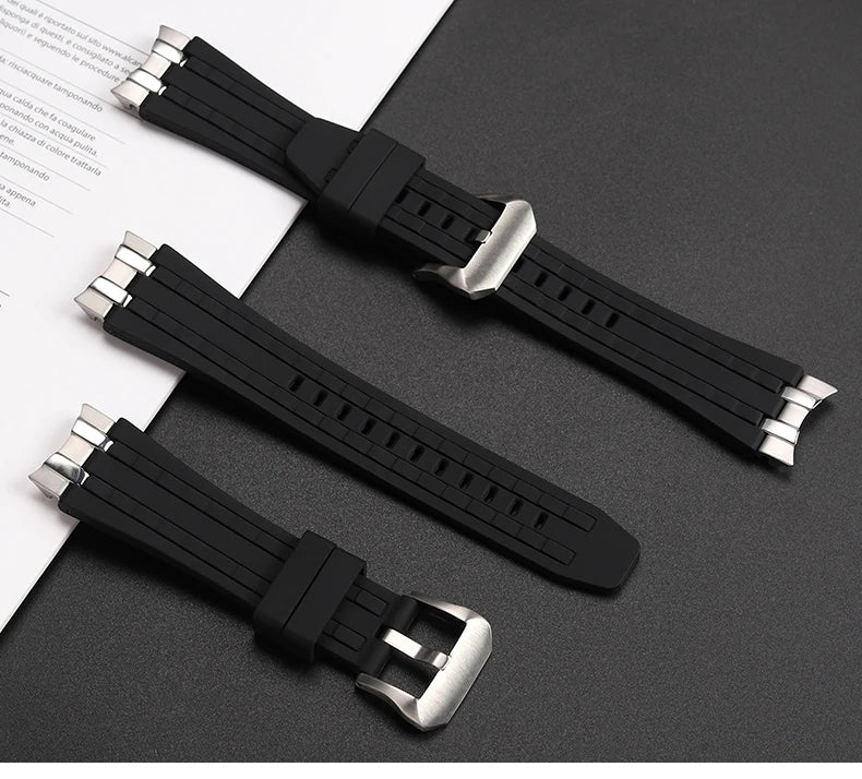 Special Curved Silicone Watch Strap For Citizen Blue Angels AT8020 Skyhawk JY8078 JY8075 8051 8050 Watchband 22mm 23mm 24mm Belt
