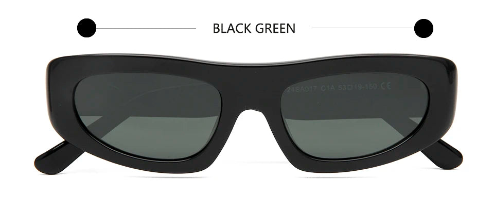 Designer Punk Pilot Sun Glasses For Men Polarized Acetate Sunglasses Female Men Brand Designer Outdoor Trendy Glasses UV400