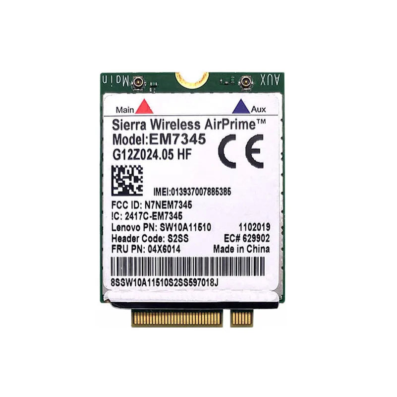 WDXUN for EM7345 4G LTE Mobile Broadband 4G CARD WWAN EM7345 Module 04X601904X6014 For X240 T440 T440P X250 T450 LTE 4G