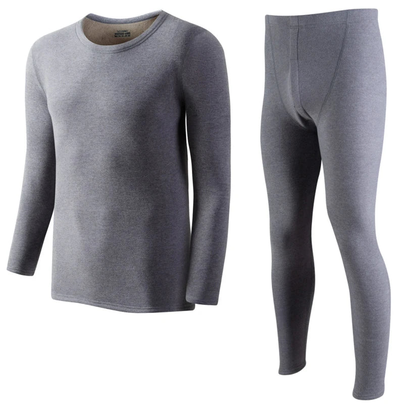 Winter Thermal Underwear Set Men Women Thickened Keep Warm for Cold Weather Long Sleeve Thermos Underwear Bottoming Top Pants
