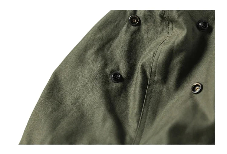 Bronson Army 10th Mountain Division Smock WWII Field Parka Mens Anorak Loose Fit