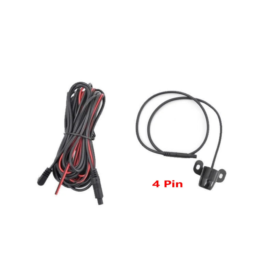 Video reversing camera HD 4Pin Butterfly HD night vision waterproof sunscreen reversing camera night vision