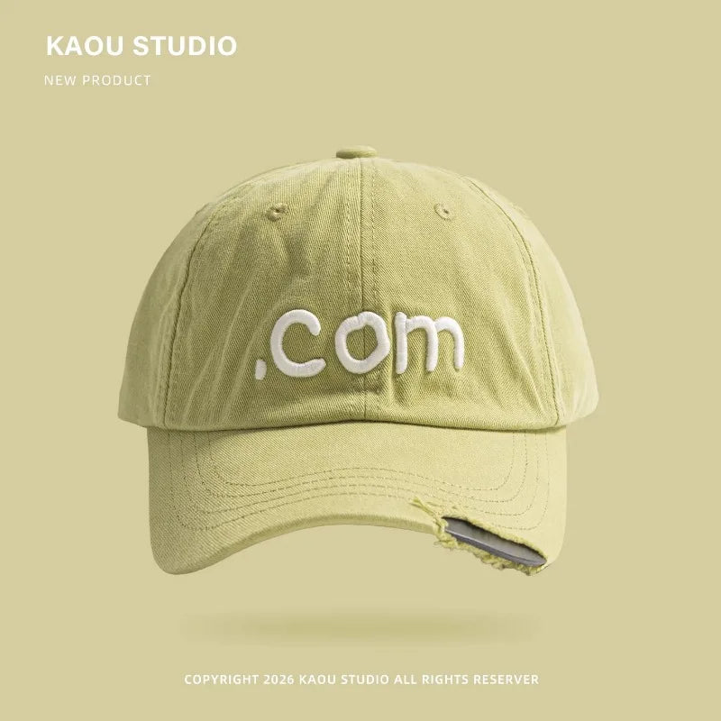 Hats for Women Spring and Summer Outdoor Travel Sun Protection Versatile Fashion Letter Embroidery Hip Hop Baseball Caps for Men