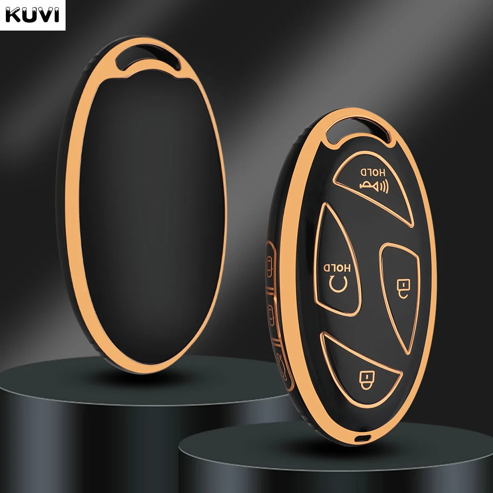 Fashion TPU 5 7 Buttons Car Key Case Cover Shell For Xiandai IONIQ 6 New Grand Prix GN7 Kona Protector Fob Bag Accessories