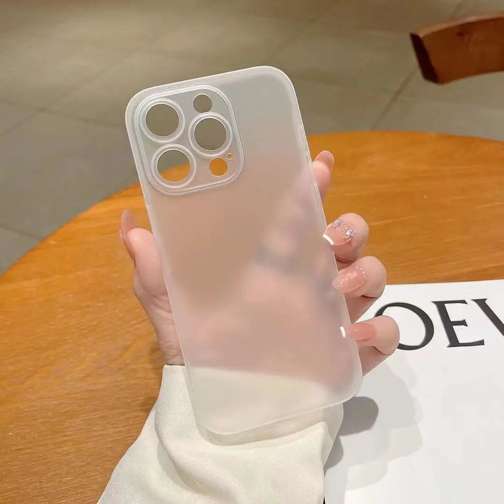 Ultra Thin Translucent Case For iphone 11 12 13 14 Pro Max 13 mini 6 6S 7 8 Plus XR X XS Max SE 2020 2022 Frosted Cover Cases
