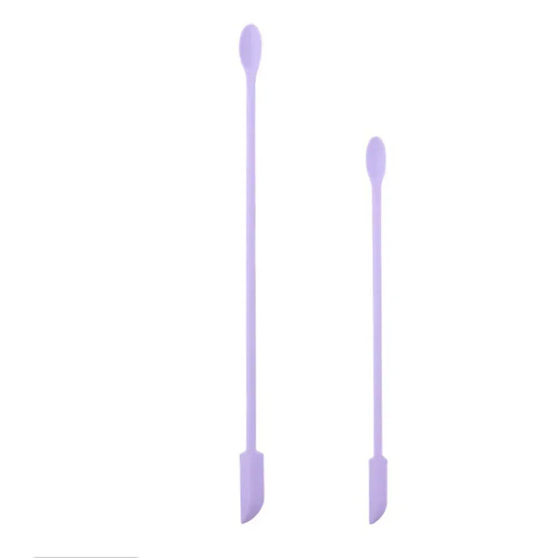 1/3pcs Double-Head Cosmetic Spatula Lengthened Silicone Scraper Jam Deep Bottle Scraper Mini Spatula Set Makeup Beauty Tool Kit