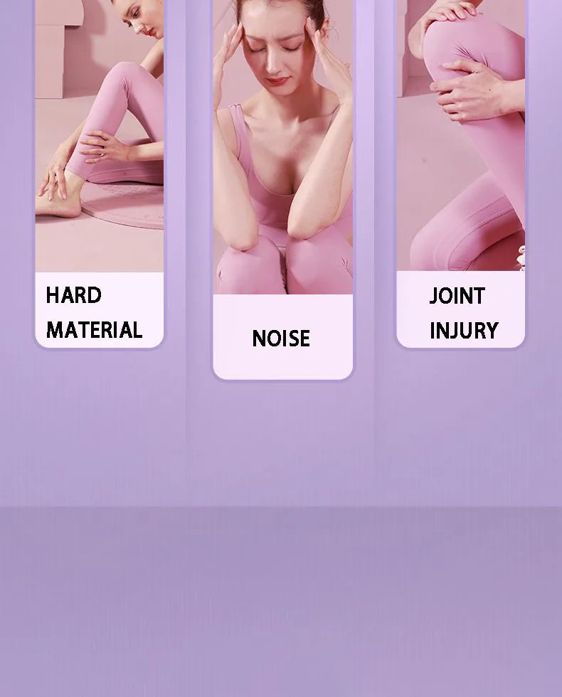 Yoga Mat with A Thickness of 20mm Anti Slip Pilates Fitness Mat Environmentally Friendly Tear Resistant WOMEN'S Yoga Mat