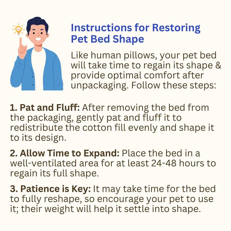 Pet Nest Rabbit Plush Pet Pad Long Hair Round Cat Nest Universal Warm Dog Bed in All Seasons Soft Cat House  Pet Accessories
