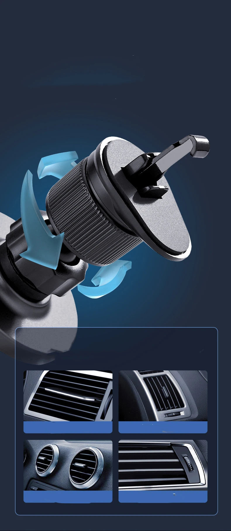 Magnetic Car Phone Holder 15W wireless charge Vent Magsafe Ring Car MountFit for iPhone 14 13 12 Pro  Plus Mini MagSafe Case
